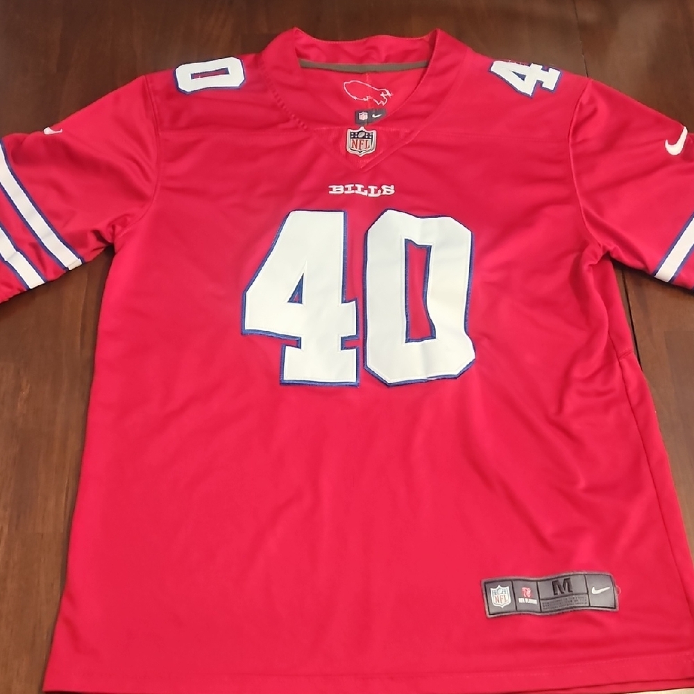 Nike Red Buffalo Bills Jersey